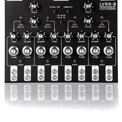 Soma Laboratory Lyra-8 ALUMINIUM; Black; Organismic Synthesizer | Reverb