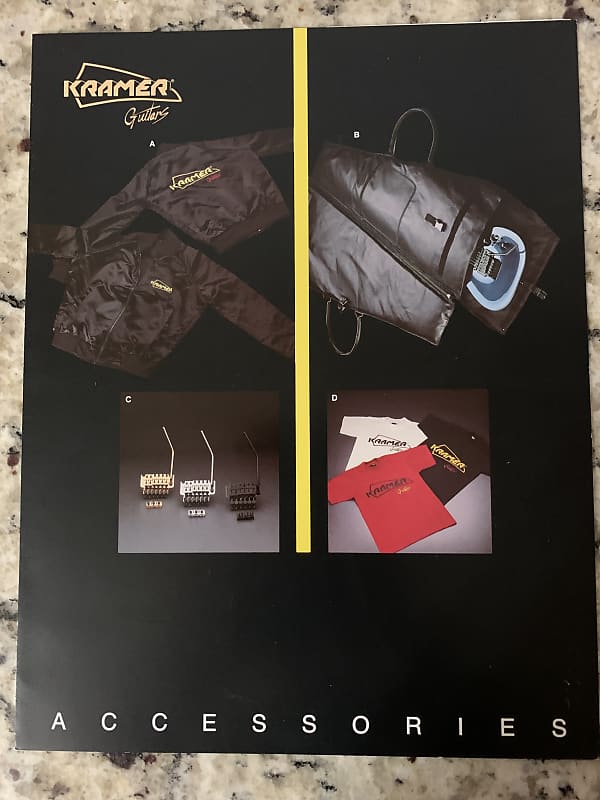 Kramer Accessories Catalog 80’s Reverb