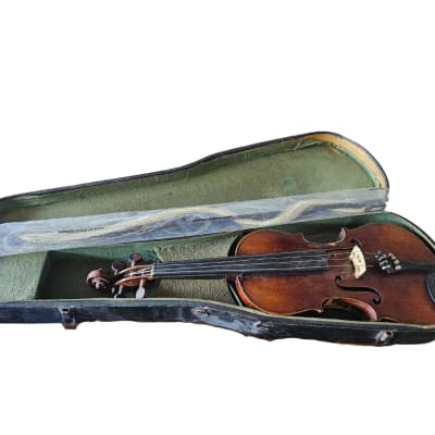 Nicolaus Amatus Fecit in Cremona 1614 4/4 Violin Antique - Natural Brown image 2