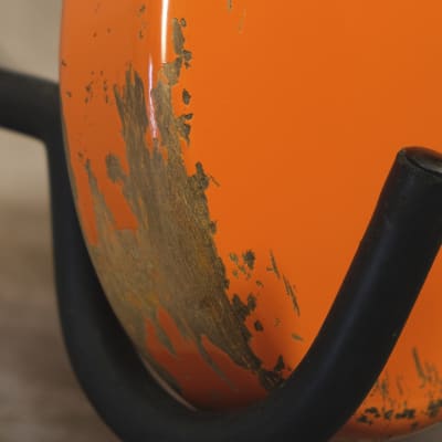 Luthier made Jazz Bass 2020 Aged Capri Orange image 19