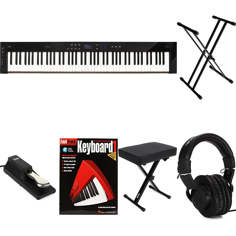 Casio PX-S3100 Digital Piano - Black STAGE ESSENTIALS BUNDLE