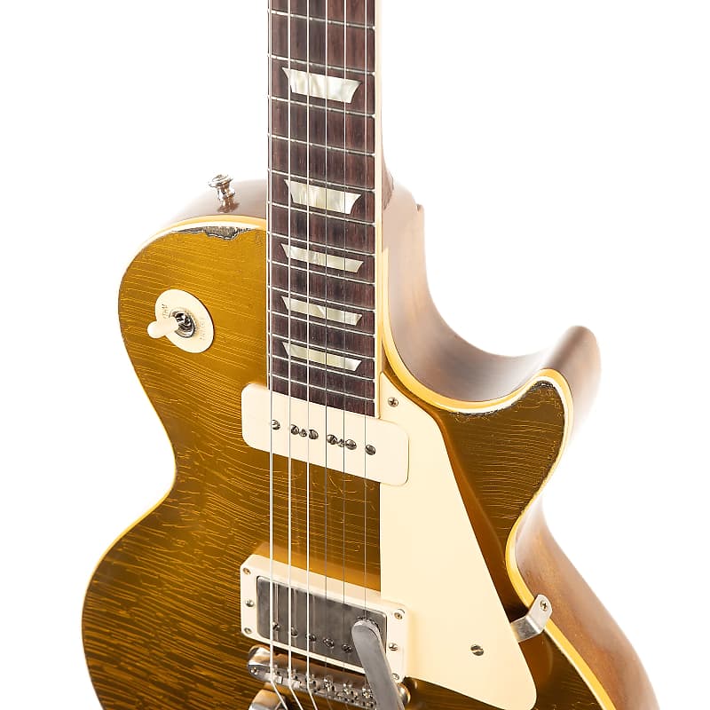 Gibson Custom Shop Murphy Lab Sergio Vallin '55 Les Paul Goldtop with Bigsby image 9