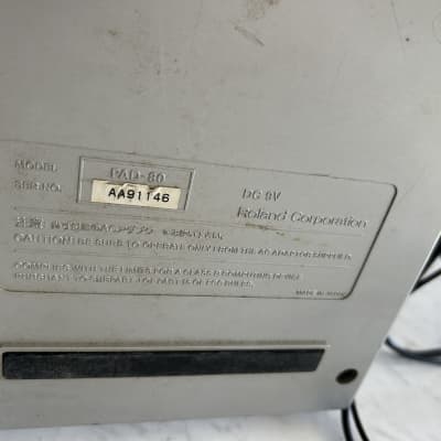 Roland Octapad II PAD 80 MIDI Pad Controller 1980s - Silver and Black image 13