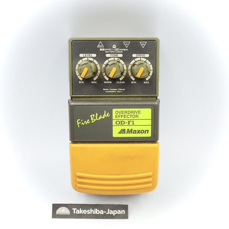 ベストセラー Maxon OD-F1 Overdrive Fire Blade Made in Japan Guitar Effect ギター