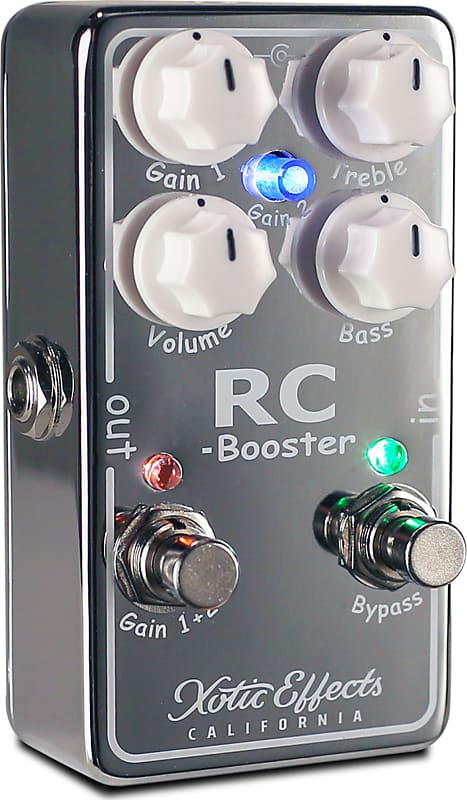 Xotic RCB-V2 RC Booster V2 Guitar Effects Pedal w/ Cleaning Cloth 