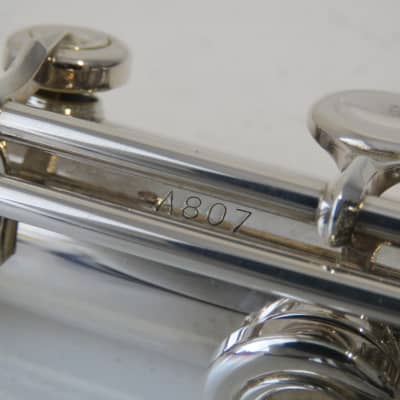 Altus A807-RE Silver Plated, Open Hole Flute with Offset G, E Mech, C Foot image 3