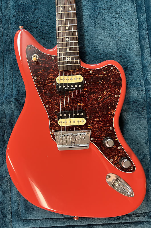 Squier Jaguar Vintage Modified HH 2015 - Fiesta Red