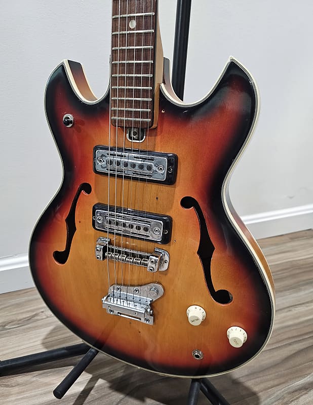 Vintage Semi Hollow Body Kawai Guitar 60s-70s image 1