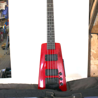 Hohner B2A Headless Base Arm Red With Gig Bag for sale