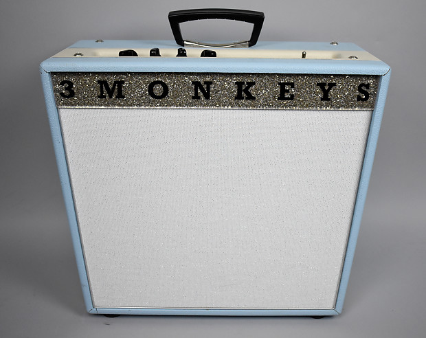 Monkeys Sock Monkey 18/12 Sonic Blue Tube Electric Guitar Combo