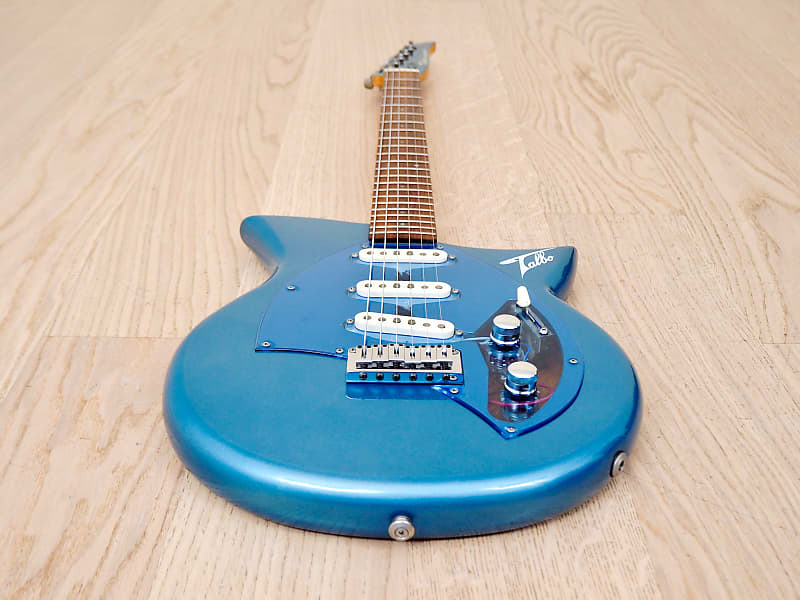 Tokai Talbo Woody 1 Electric Guitar Blue Japan, Blazing Fire