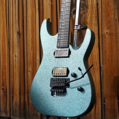 ESP Custom Shop Original M-II DLX Ebony Board Granite Sparkle Satin 6-String w/ Case (2025) image 4