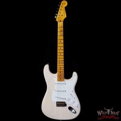 Fender Custom Shop Eric Clapton Signature Stratocaster Maple Fingerboard Journeyman Relic Aged White Blonde image 3