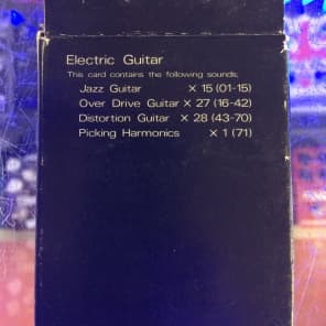 Roland SN-U110-07 Electric Guitar Sound Library Data Card image 2