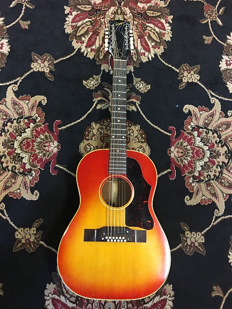 1964 Gibson B25 12-string with original case image 1
