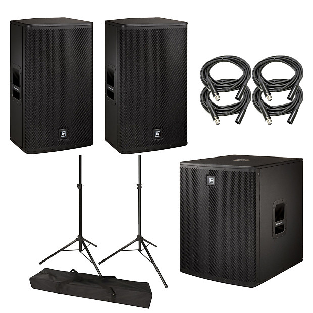 EV Electro-Voice ELX115P ELX-115P Loudspeaker Pair With