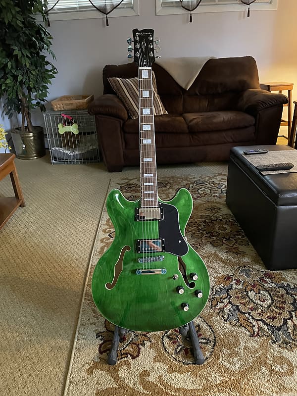 Westcreek 333 SemiHollow Electric Guitar 2022 Transparent Reverb