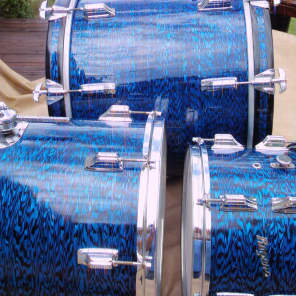 Rogers Bop 1967 Blue Onyx Drumset - Free CONUS Shipping image 8