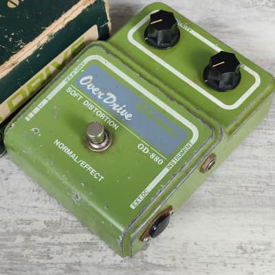 1976 Maxon OD-880 Soft Distortion Vintage Overdrive Pedal w/Box