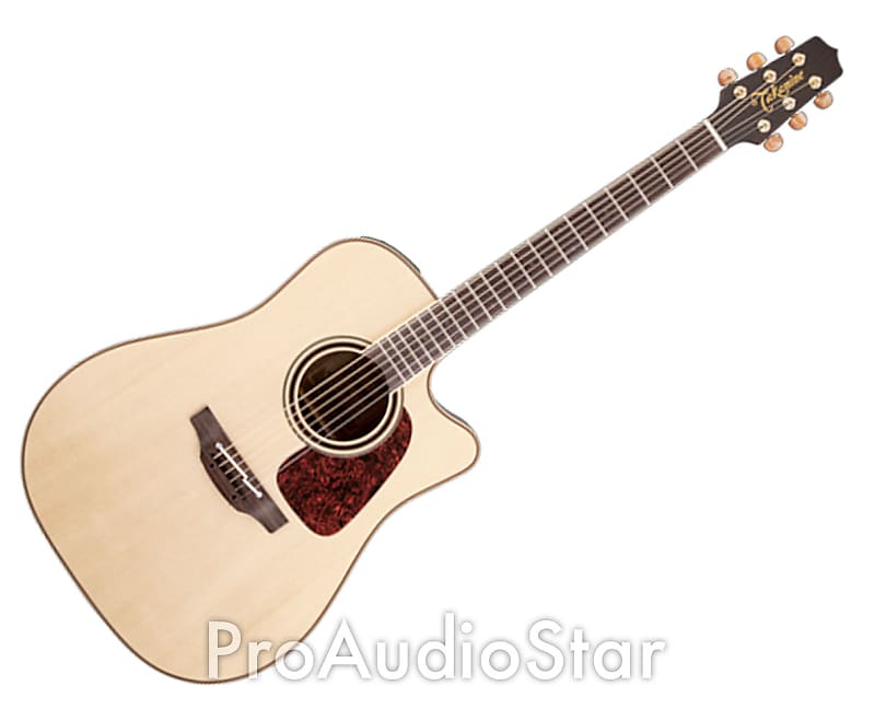 Takamine P4DC Acoustic-electric Guitar with Solid Spruce Top B-stock image 1