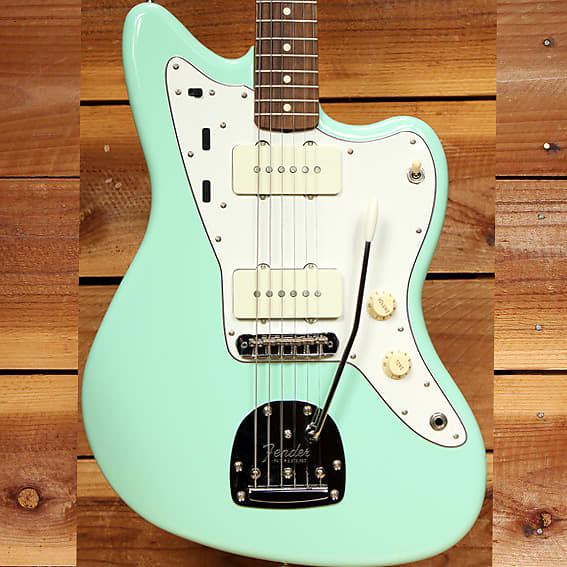 FENDER 2016 Classic Series 60s Jazzmaster LACQUER Nitro Surf Green Clean!  12799