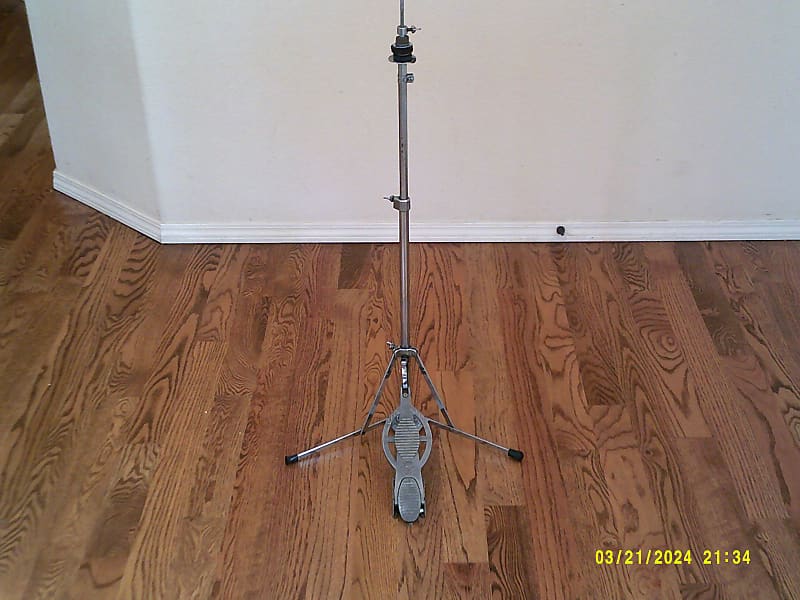 WFL/Ludwig Vintage Flat Base Speed King Hi Hat Stand, 1960s Reverb