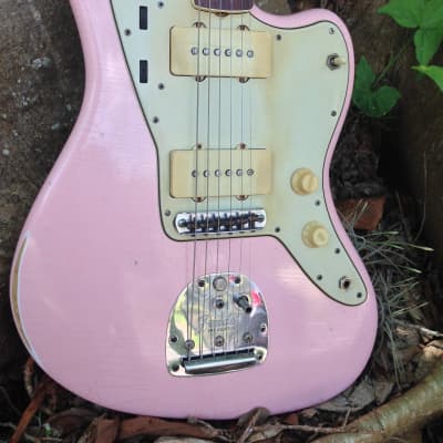 Fender Jazzmaster vintage 1961 ash body / 1969 neck - Shell pink - Demo inside! image 2