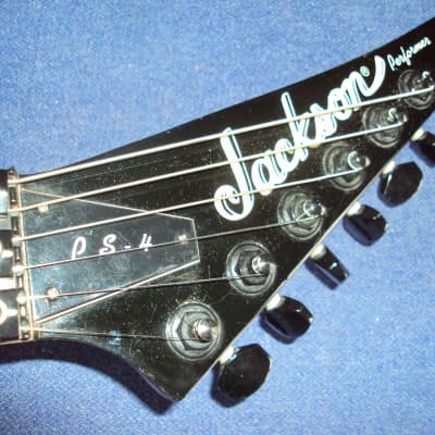 Scalloped Jackson PS 4,bluemetal FR-HB,playing a la Yngwie,Ritchie & Co! image 3