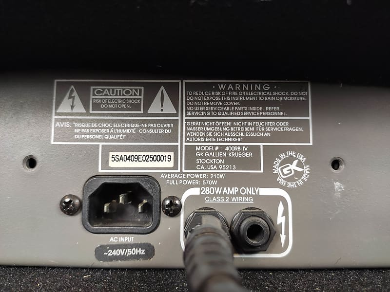 Gallien-Krueger 400RB IV Bass Combo 15