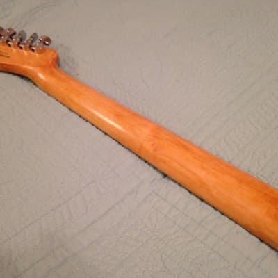 Squier Affinity Telecaster blue relic with hardshell case image 5
