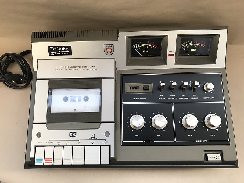 ★Technics STEREO CASSETTE DECK RS-640U　♪ Technics RS-640U Stereo Cassette Deck Used | eBay