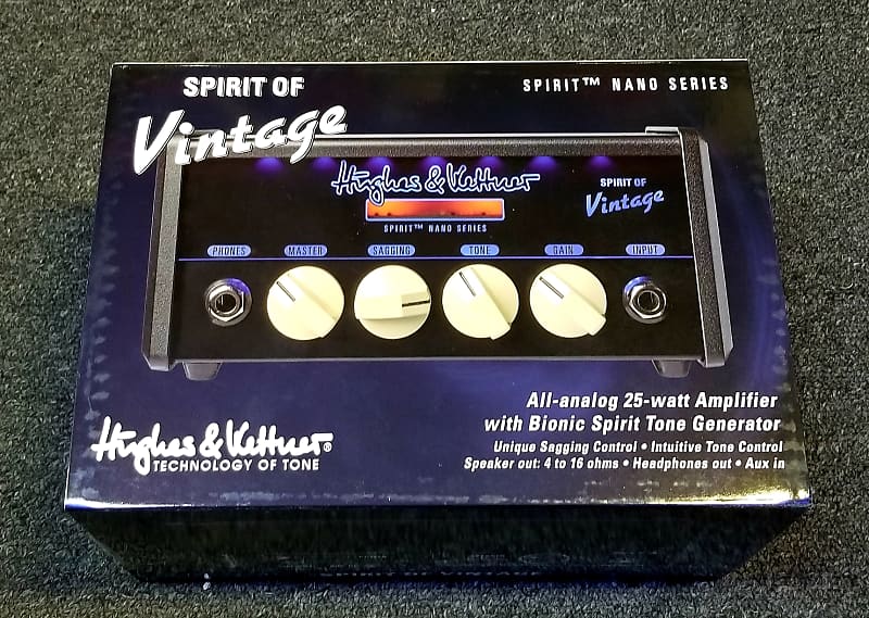 Hughes & Kettner Spirit Nano Spirit of Vintage 25-Watt Mini Guitar Amp Head