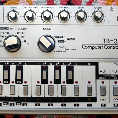 Roland TB-303 Bassline Synthesizer Module 1981 - 1984 - Silver