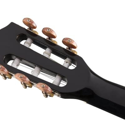 Fender CN-140SCE Nylon Concert Acoustic-Electric Black w/Hard Case image 8