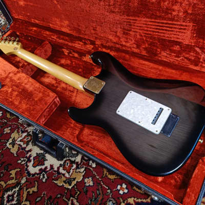 Fender Limited Edition The Ventures Stratocaster MIJ 1996 Midnight Black Transparent 50th anniversary image 14