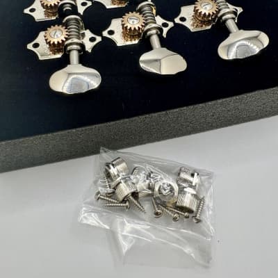 4060 Waverly Acoustic Guitar Tuners with Butterbean Knobs for Solid  Pegheads / Nickel / The Restoration Station | Reverb