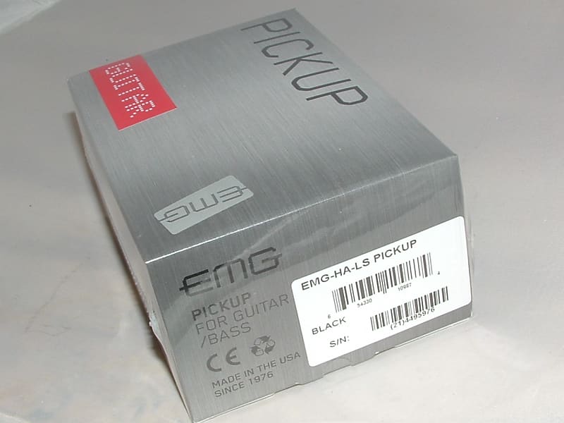 EMG HA-LS Active Humbucker Sized Single Coil (Black) Long Shaft  New with Warranty image 1