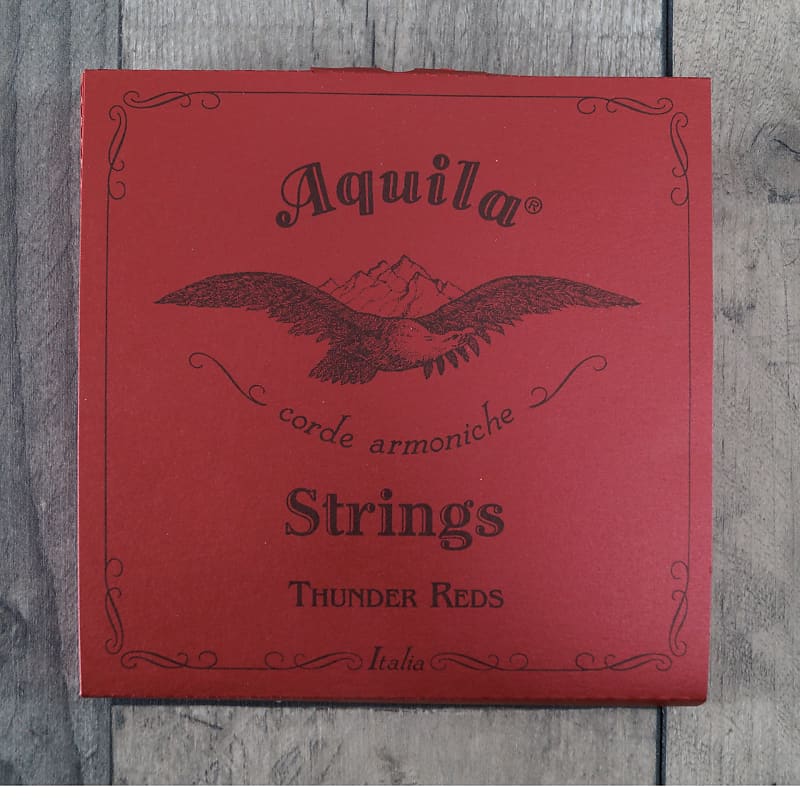 Aquila 91U 'Thunder Reds' 4 String Ukulele Bass Strings (set) Reverb