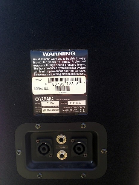 Yamaha s215v speakers cheap