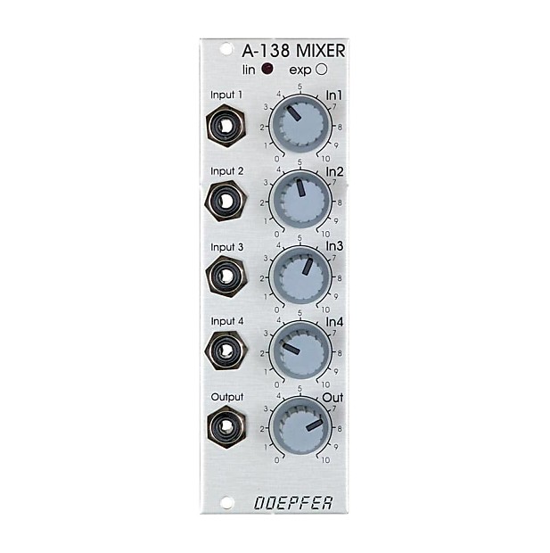Doepfer A-138a "LIN" Mixer with Linear Pots image 1