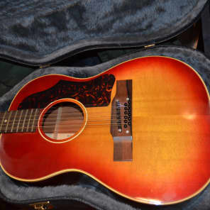 Gibson b25 12string acoustic guitar 1963 cherry sunburst image 15