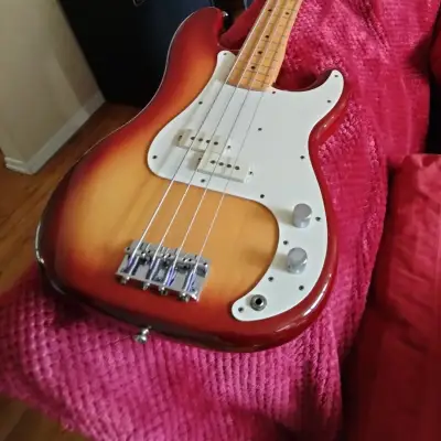 1983 Fender Precision Bass In Rare Sienna Burst Fullerton California Factory 💯% All Original! image 2