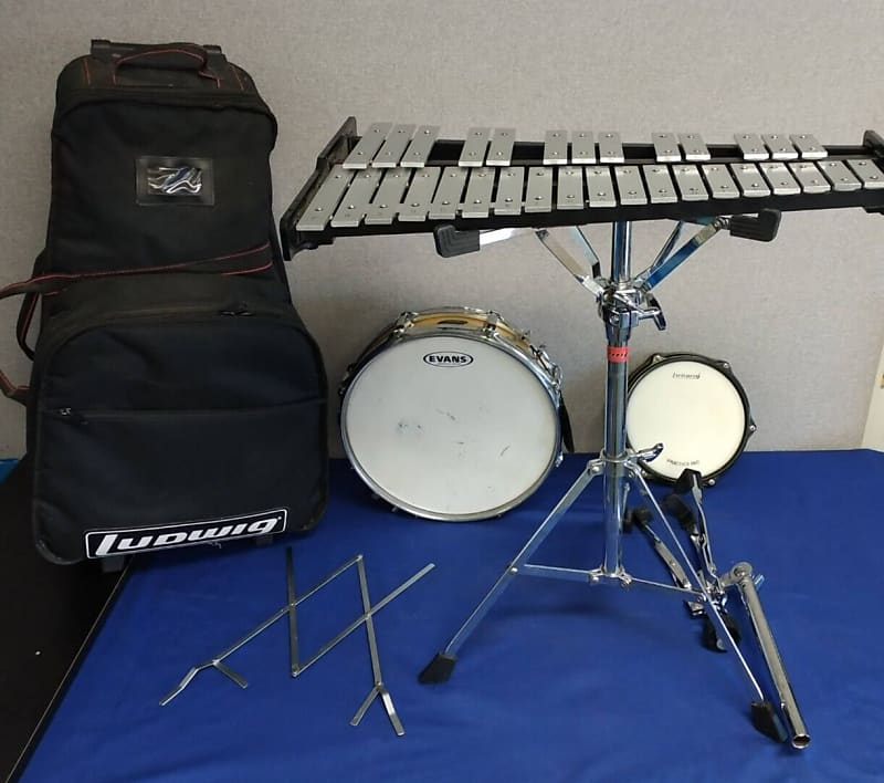 Ludwig LE2482R Student Percussion Snare & Bell Kit with Reverb