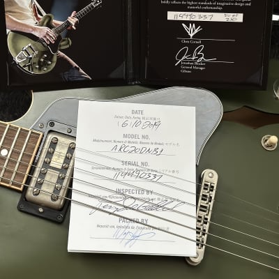 Gibson Chris Cornell ES-335 Tribute-olive drab green 2018 Olive drab green image 6