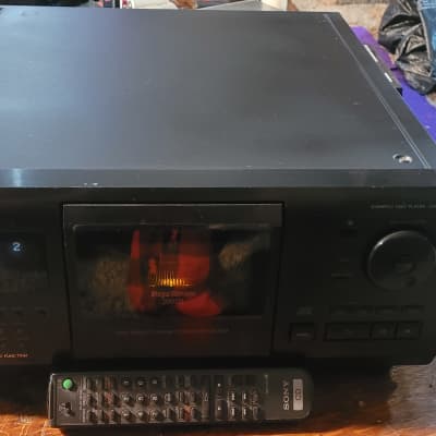 Sony 200 CD Disc changer/WITH REMOTE **SERVICED** CDP-CX255 1997 - Black image 8