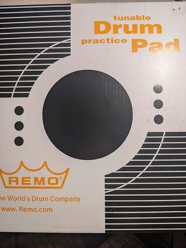 Remo Practice Pad - Tunable Ambassador Coated Drum Head 8" 2010s - Gray image 1