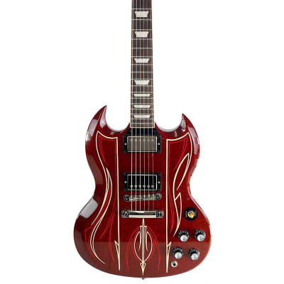 2016 Gibson SG '61 Reissue Custom Pinstripe Vintage Cherry image 2