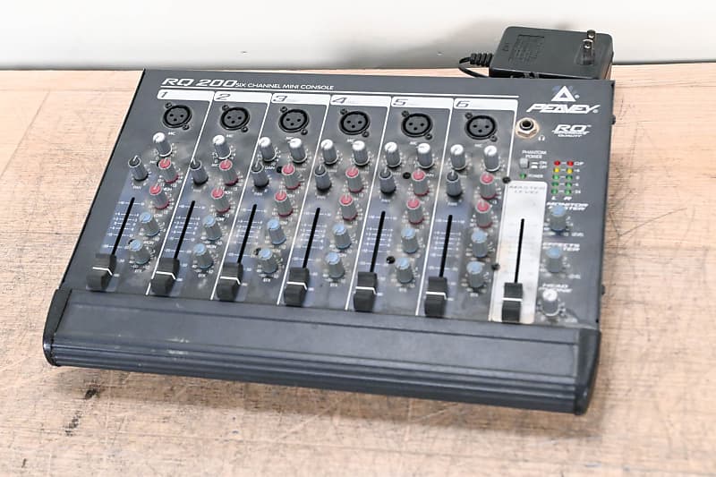 Peavey RQ 200 Six Channel Mini Console | eBay