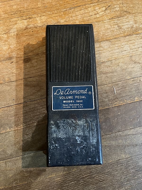 DeArmond Volume Pedal Model 1602 1970s - Black