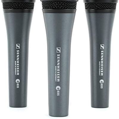 Sennheiser E835 Microphone, Pack of 3